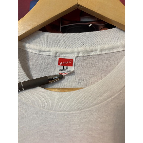 Hanes Woolworth Million Dollar Days Men's T Shirt 70s Large White 100% Cotton - Picture 4 of 7